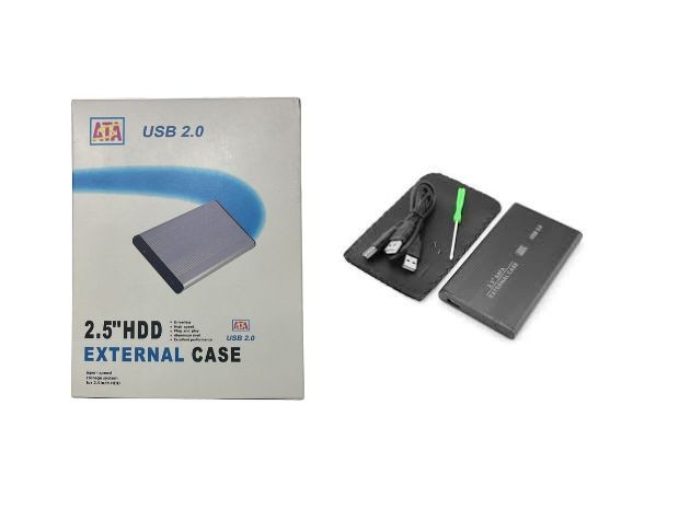 &uu CASE DISCO NOTEBOOK USB 2.0 ALUMINIO (194)